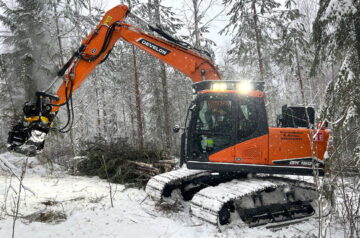 Energiapuun korjuuta kustannustehokkaasti Develoneilla