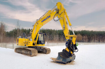 engcon ja Komatsu parantavat rototiltin integrointia saumattoman teknologian avulla