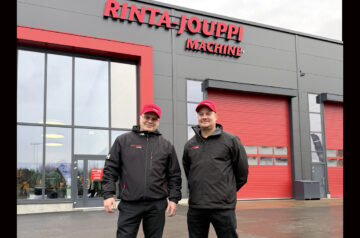 Rinta-Jouppi Machinen ja Uudenmaan Konehuollon yhteistyö syvenee